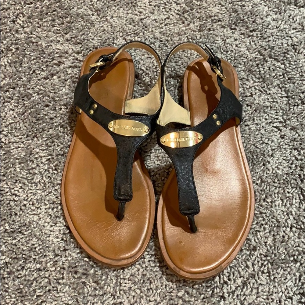 Michael Kota black sandals